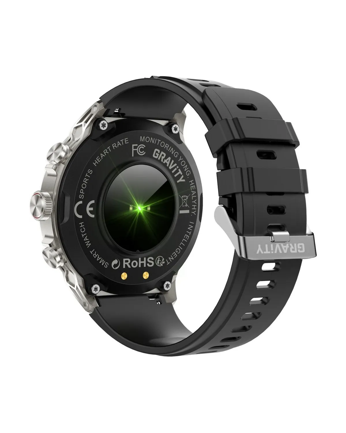 SMARTWATCH MĘSKI GRAVITY GT41-3 - BLUETOOTH CALL, DODATKOWA BRANSOLETA (sg053c)
