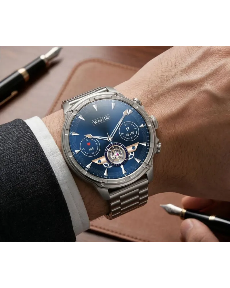 SMARTWATCH MĘSKI GRAVITY GT41-3 - BLUETOOTH CALL, DODATKOWA BRANSOLETA (sg053c)