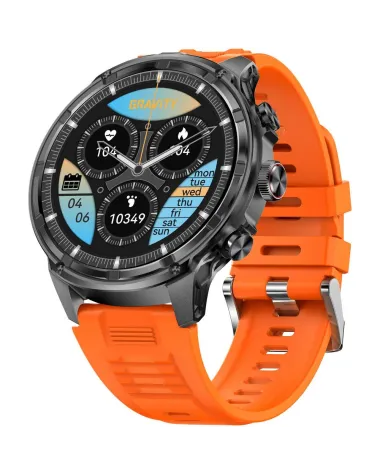 SMARTWATCH MĘSKI GRAVITY GT41-4 - BLUETOOTH CALL, DODATKOWA BRANSOLETA (sg053d)