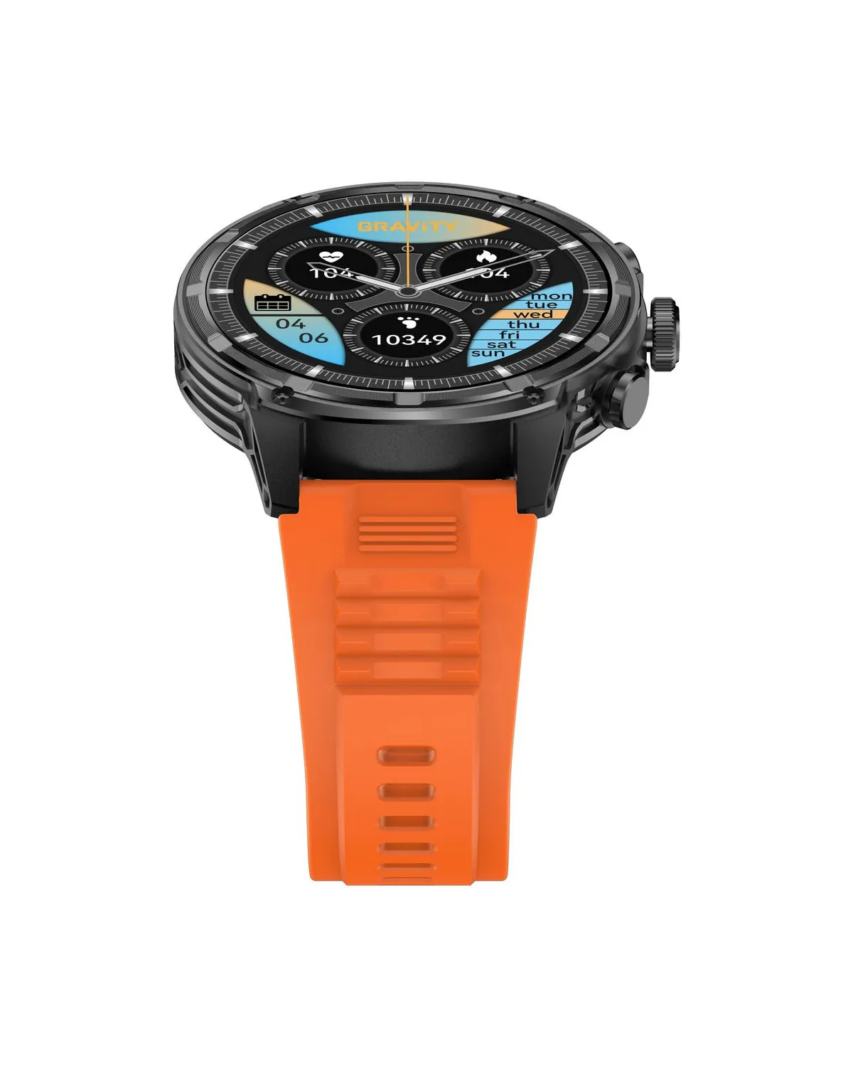 SMARTWATCH MĘSKI GRAVITY GT41-4 - BLUETOOTH CALL, DODATKOWA BRANSOLETA (sg053d)