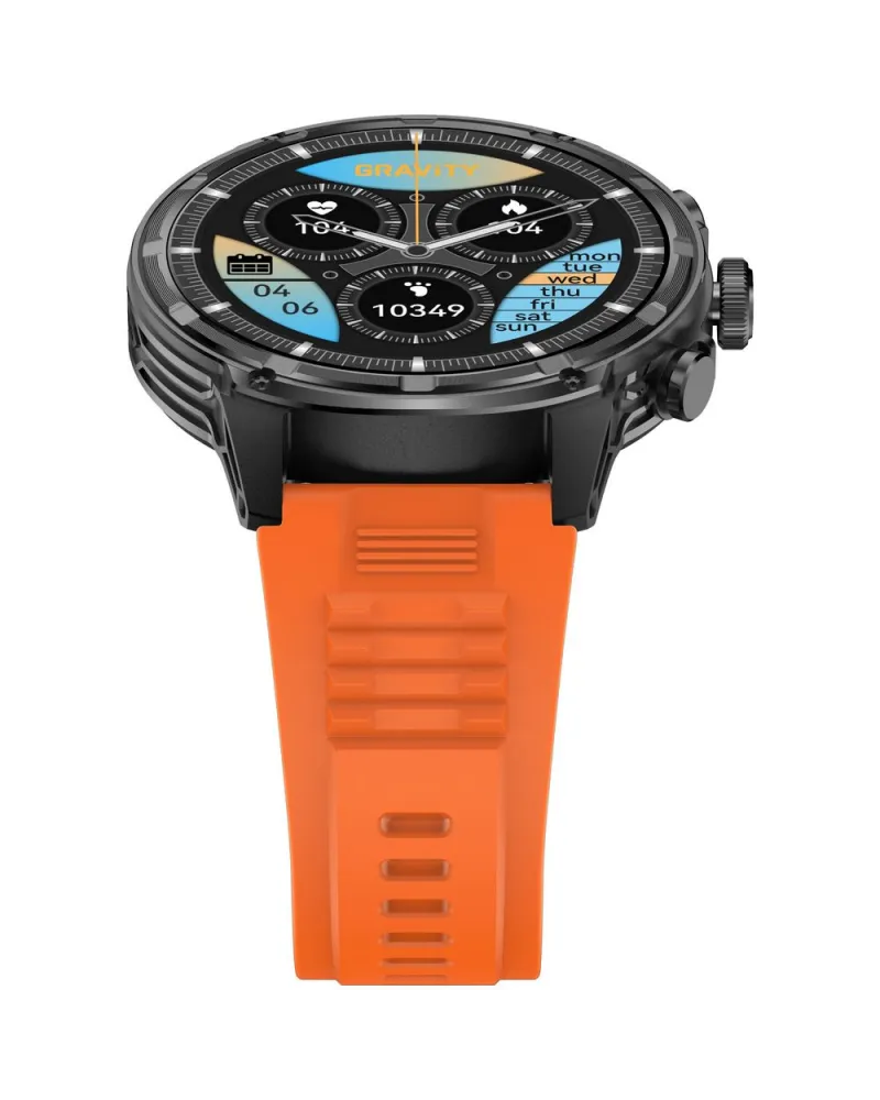SMARTWATCH MĘSKI GRAVITY GT41-4 - BLUETOOTH CALL, DODATKOWA BRANSOLETA (sg053d)