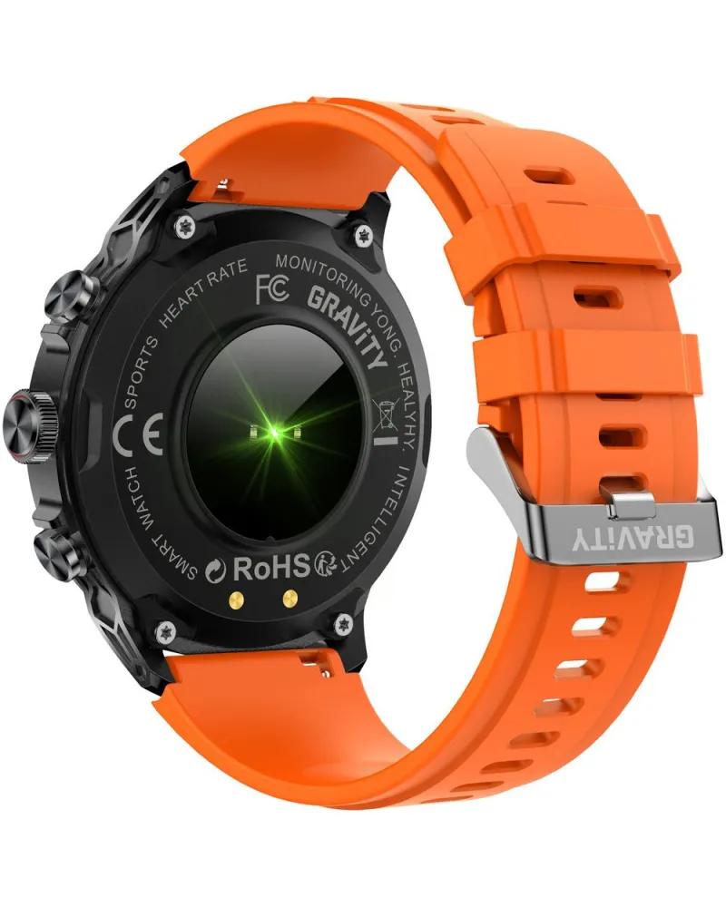 SMARTWATCH MĘSKI GRAVITY GT41-4 - BLUETOOTH CALL, DODATKOWA BRANSOLETA (sg053d)