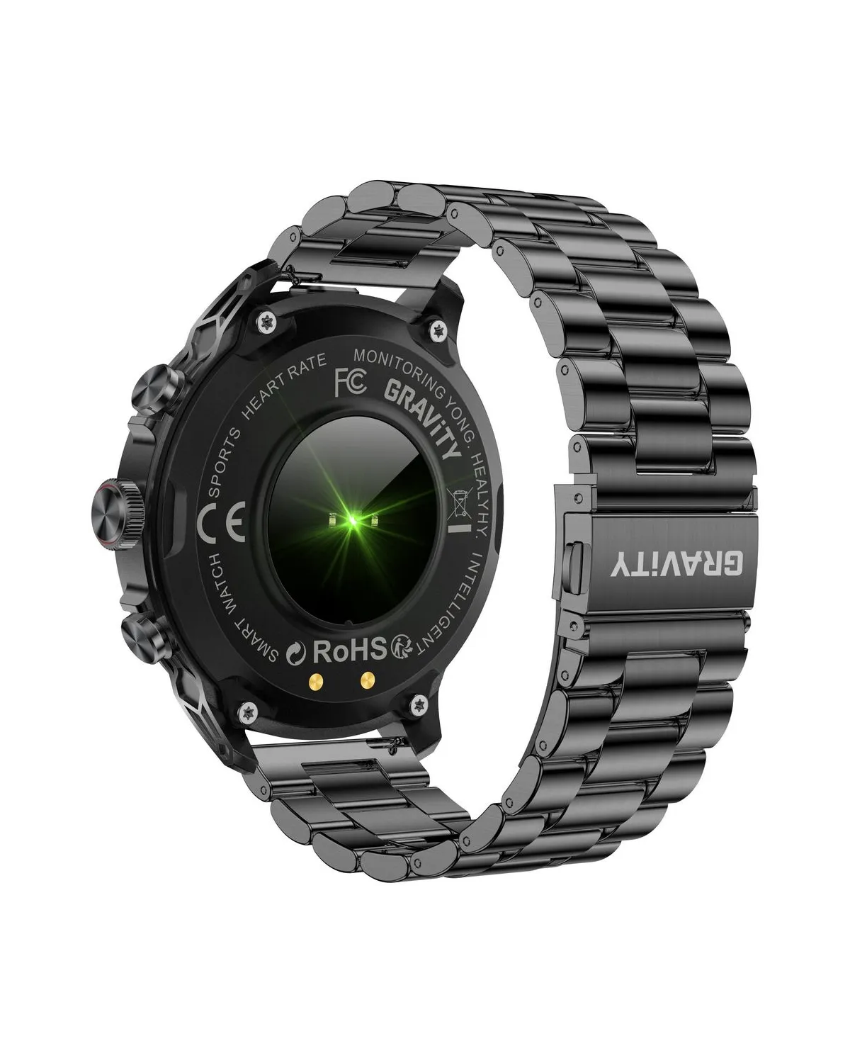 SMARTWATCH MĘSKI GRAVITY GT41-4 - BLUETOOTH CALL, DODATKOWA BRANSOLETA (sg053d)