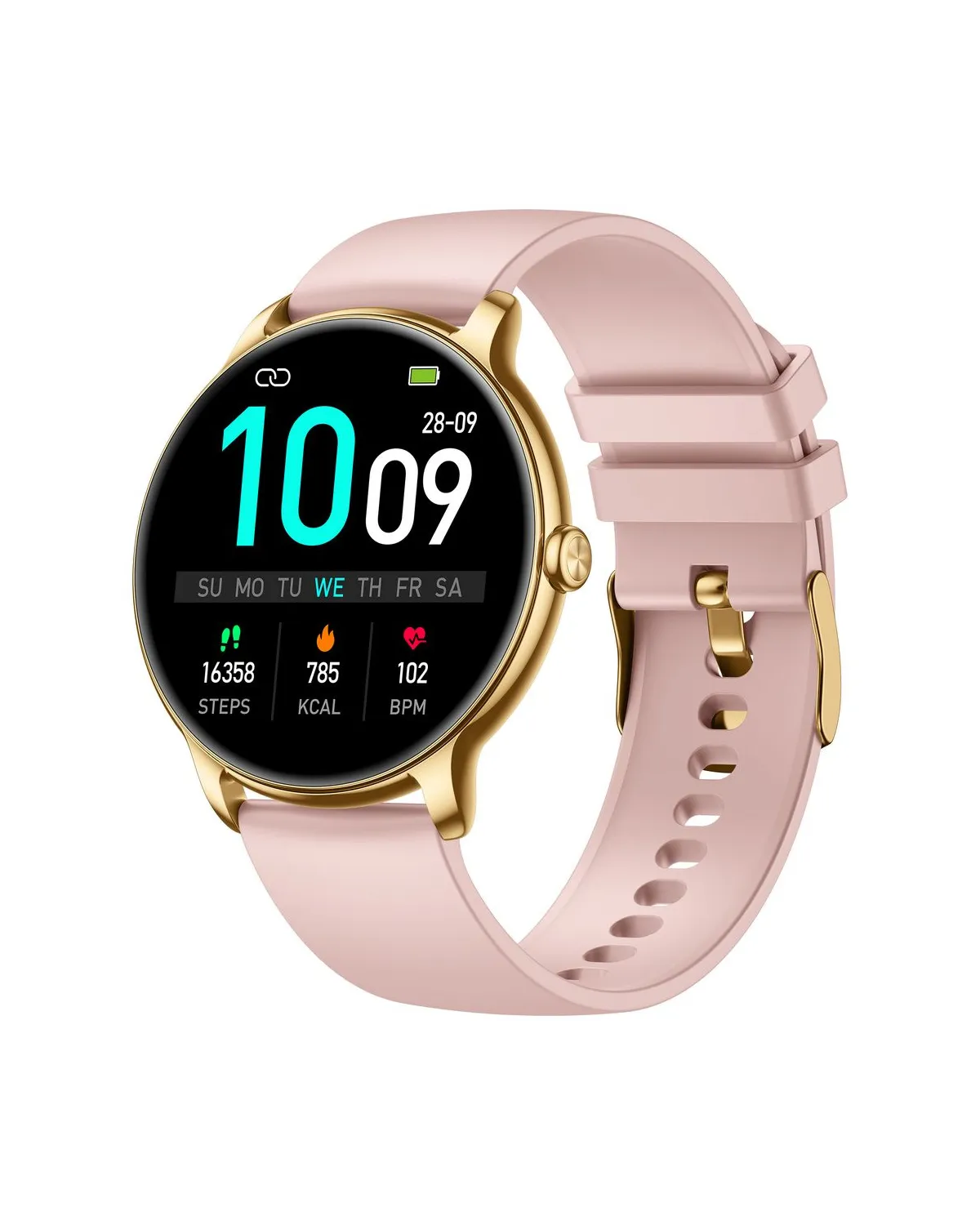 SMARTWATCH DAMSKI GRAVITY GT31-1 - AMOLED, DODATKOWY PASEK (sg052a)