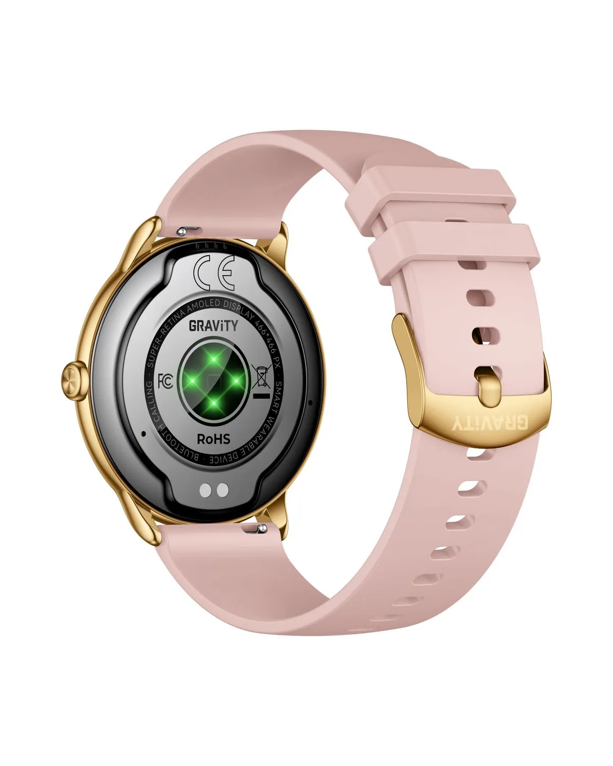 SMARTWATCH DAMSKI GRAVITY GT31-1 - AMOLED, DODATKOWY PASEK (sg052a)