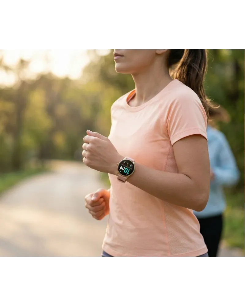 SMARTWATCH DAMSKI GRAVITY GT31-1 - AMOLED, DODATKOWY PASEK (sg052a)