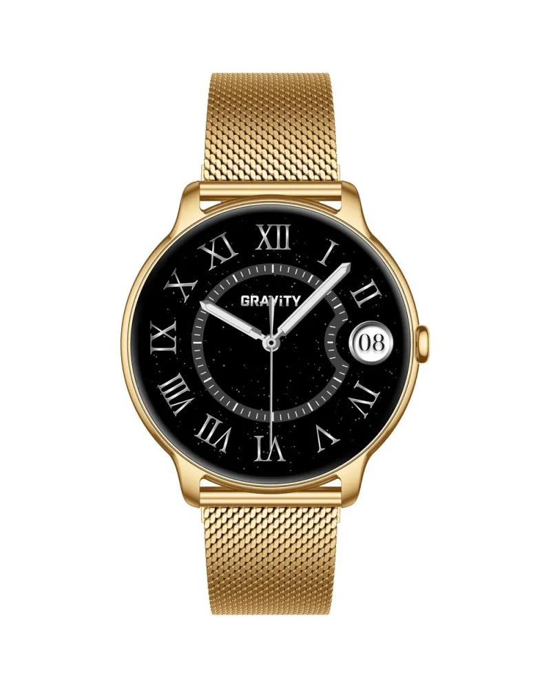 SMARTWATCH DAMSKI GRAVITY GT31-2 - AMOLED, DODATKOWY PASEK (sg052a)