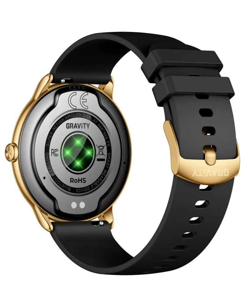SMARTWATCH DAMSKI GRAVITY GT31-2 - AMOLED, DODATKOWY PASEK (sg052a)