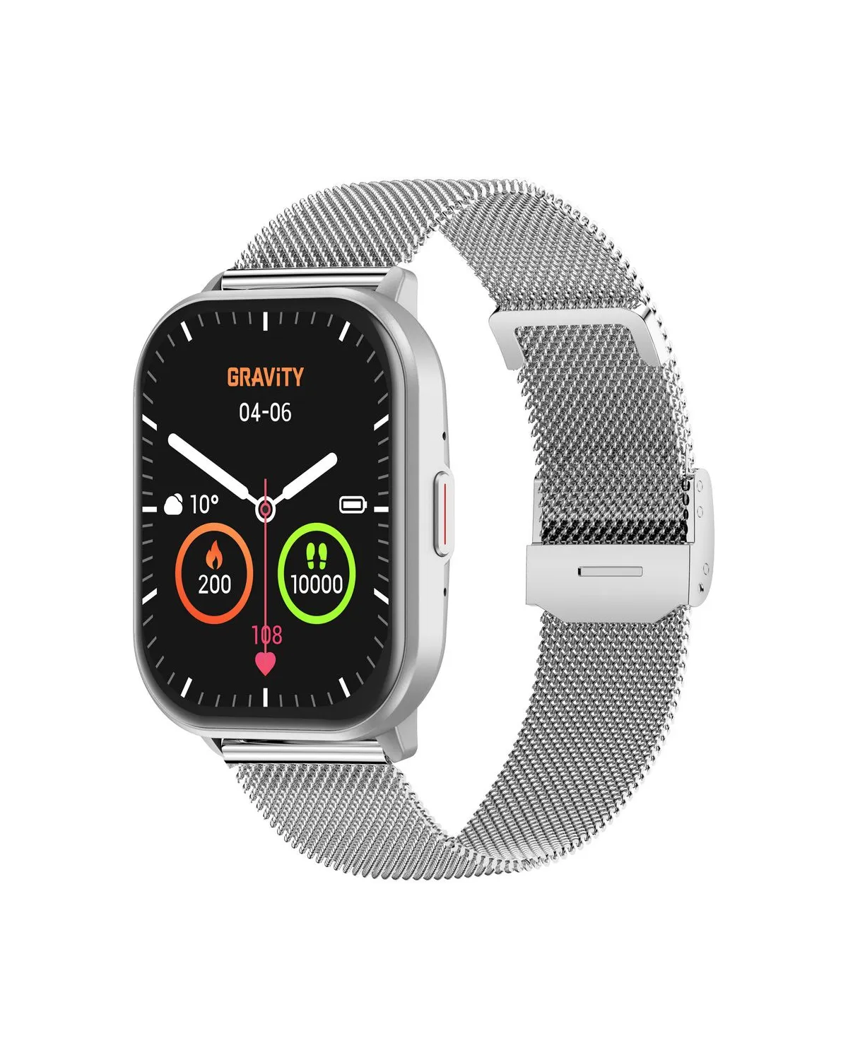 SMARTWATCH DAMSKI GRAVITY GT43-2 - DODATKOWY PASEK (sg054b)
