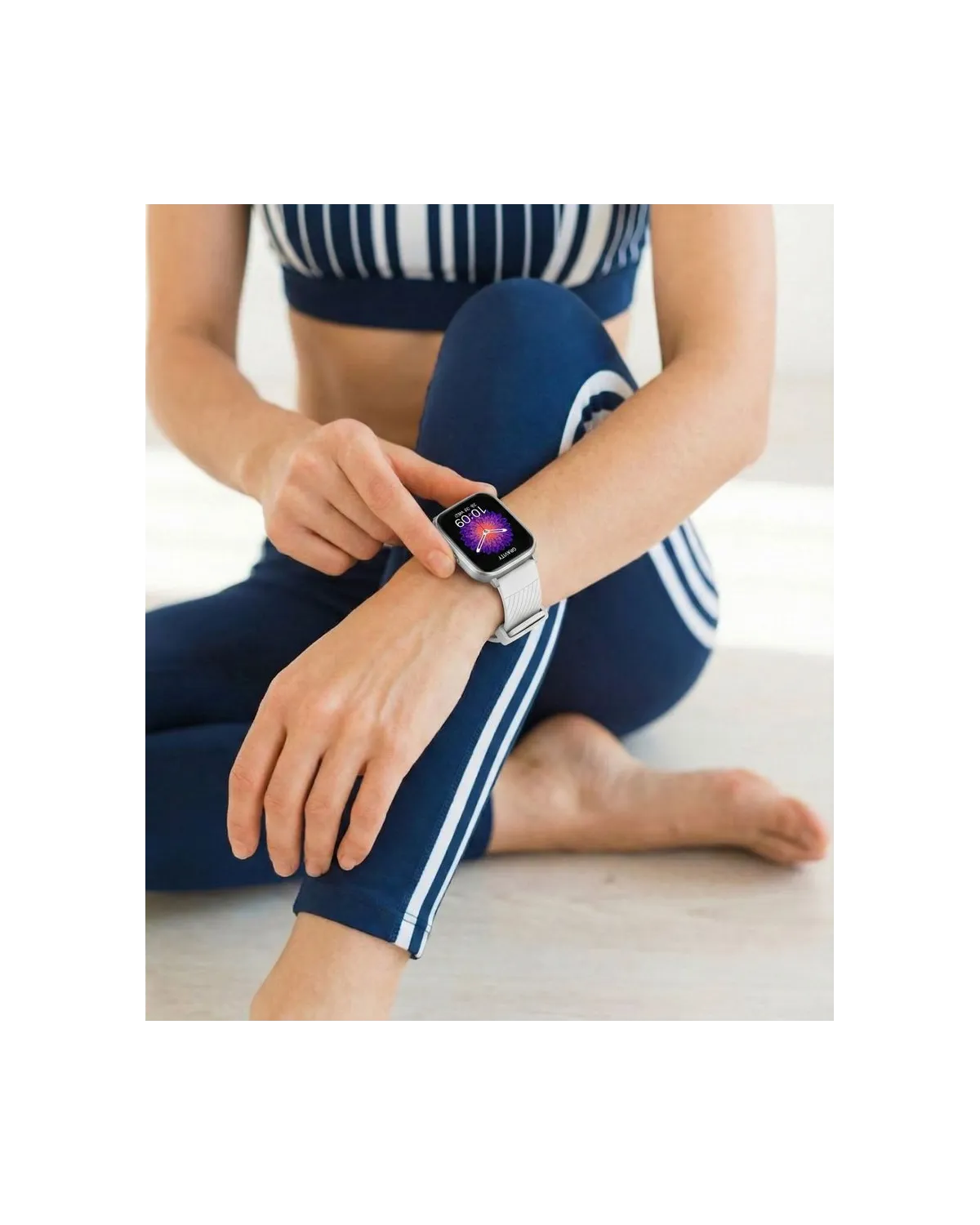 SMARTWATCH DAMSKI GRAVITY GT43-2 - DODATKOWY PASEK (sg054b)