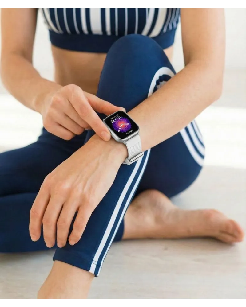 SMARTWATCH DAMSKI GRAVITY GT43-2 - DODATKOWY PASEK (sg054b)