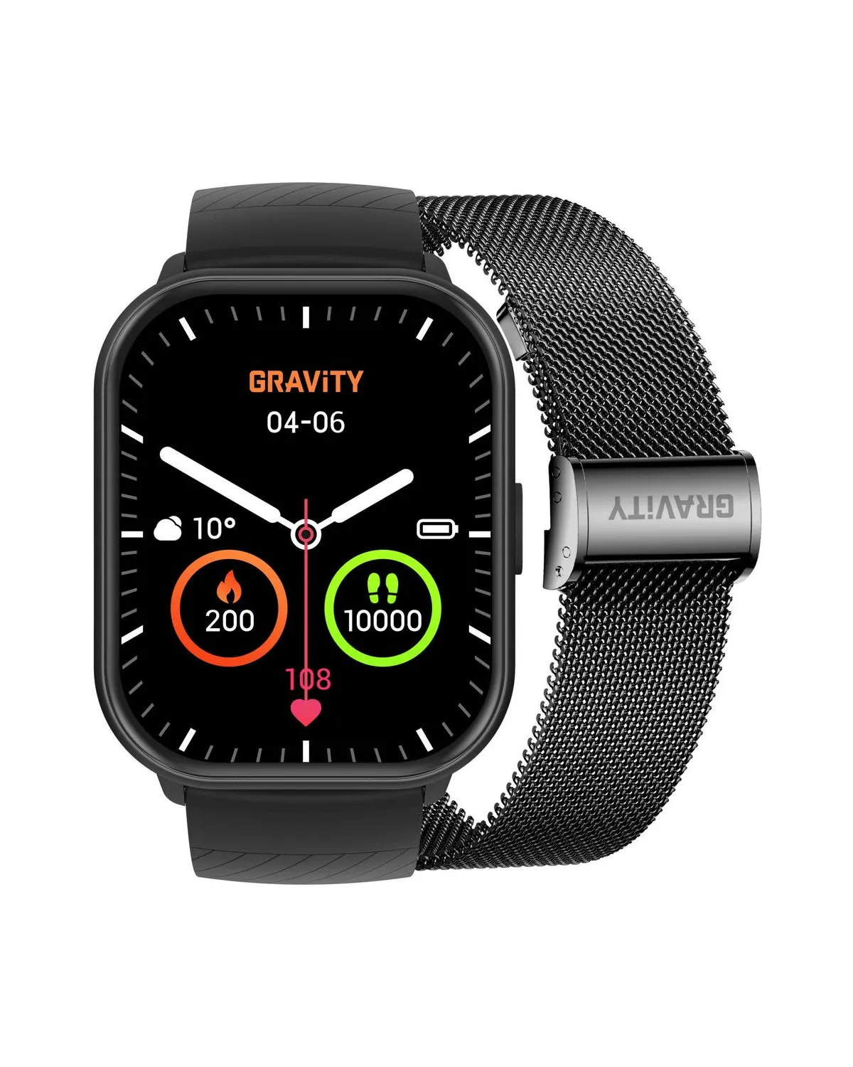 SMARTWATCH DAMSKI GRAVITY GT43-3- DODATKOWY PASEK (sg054c)