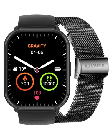 SMARTWATCH DAMSKI GRAVITY GT43-3- DODATKOWY PASEK (sg054c)
