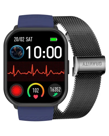 SMARTWATCH UNISEX GRAVITY GT43-5 - DODATKOWY PASEK (sg054d)