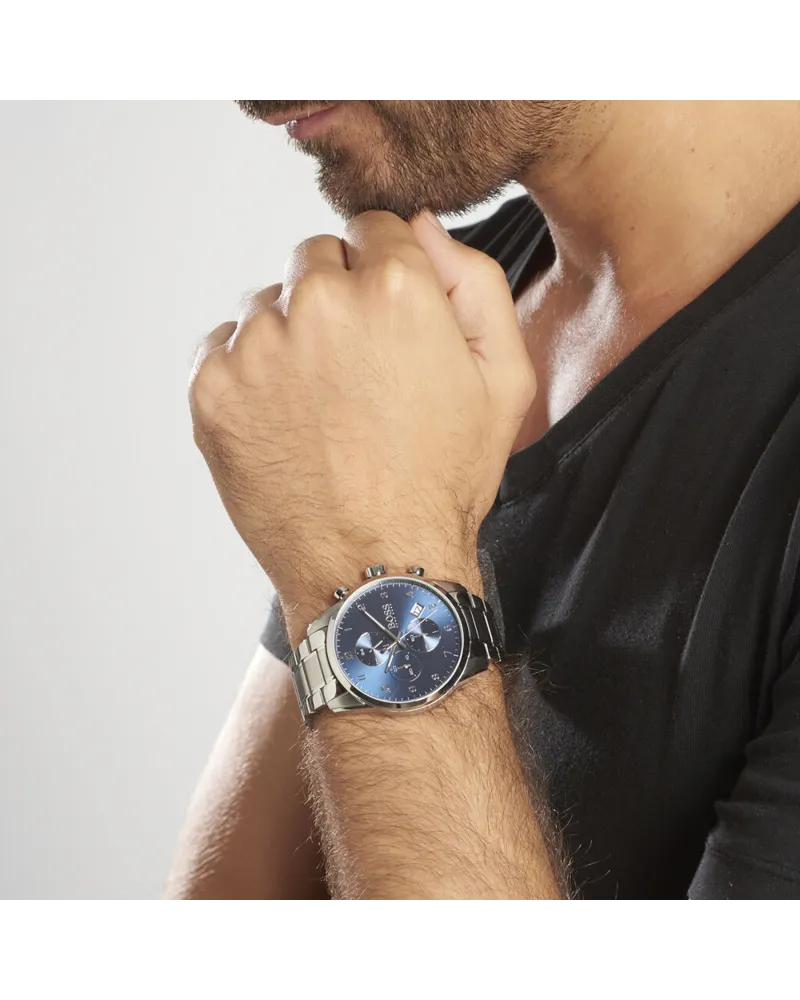 ZEGAREK MĘSKI HUGO BOSS 1513784 Skymaster Dark Blue (zh039a) ZEGAREK MĘSKI HUGO BOSS 1513784 Skymaster Dark Blue (zh039a)