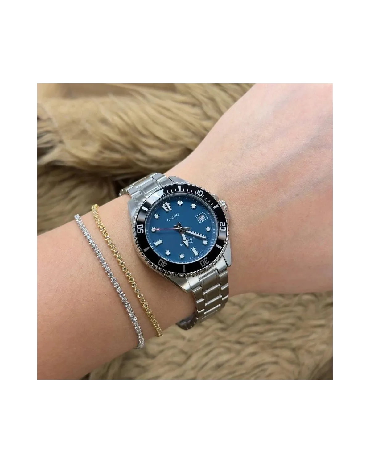 Zegarek Męski Casio MDV-10D-2A1+ BOX