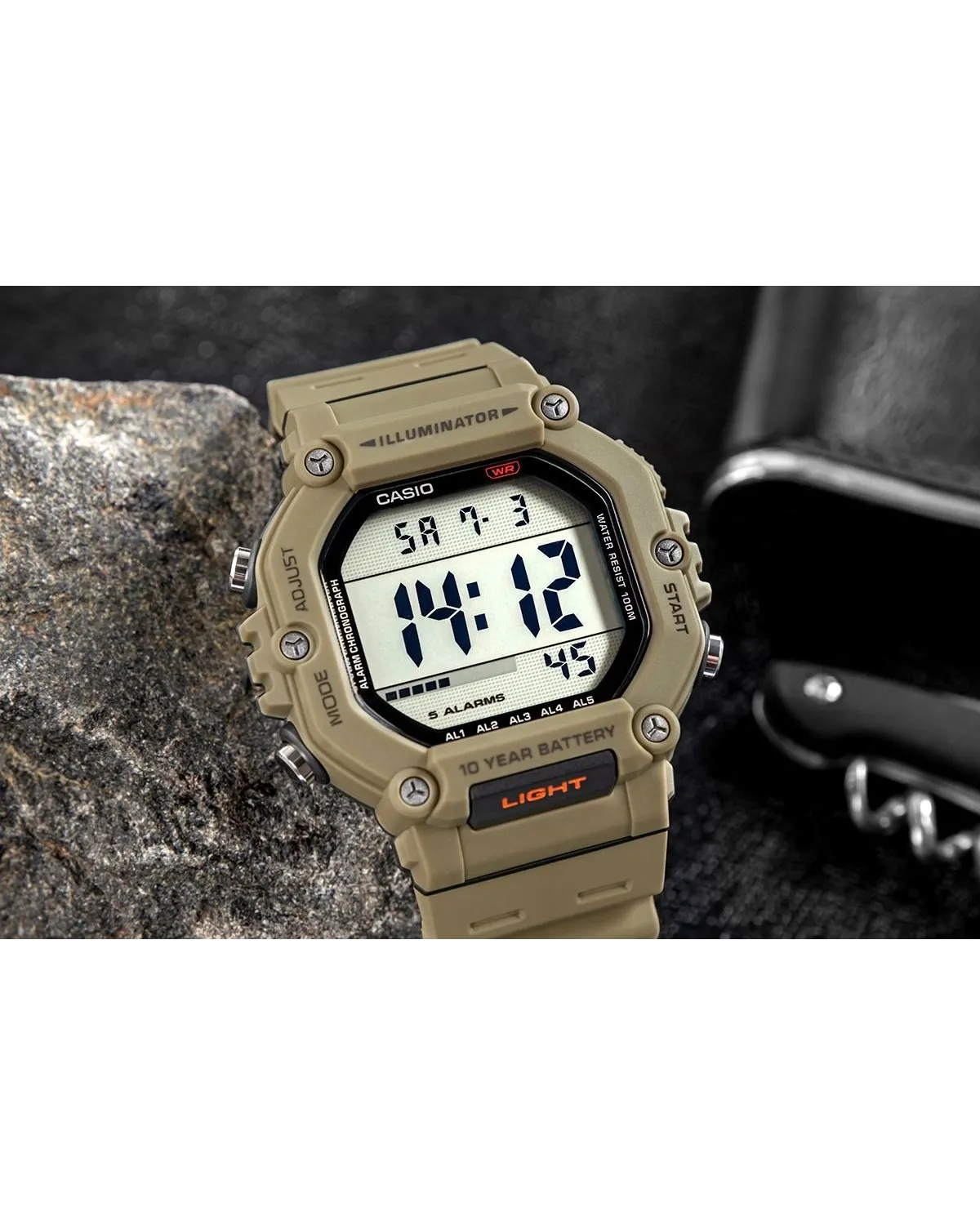 ZEGAREK MĘSKI CASIO  AE-1600H-5AVDF + BOX (zd300b)