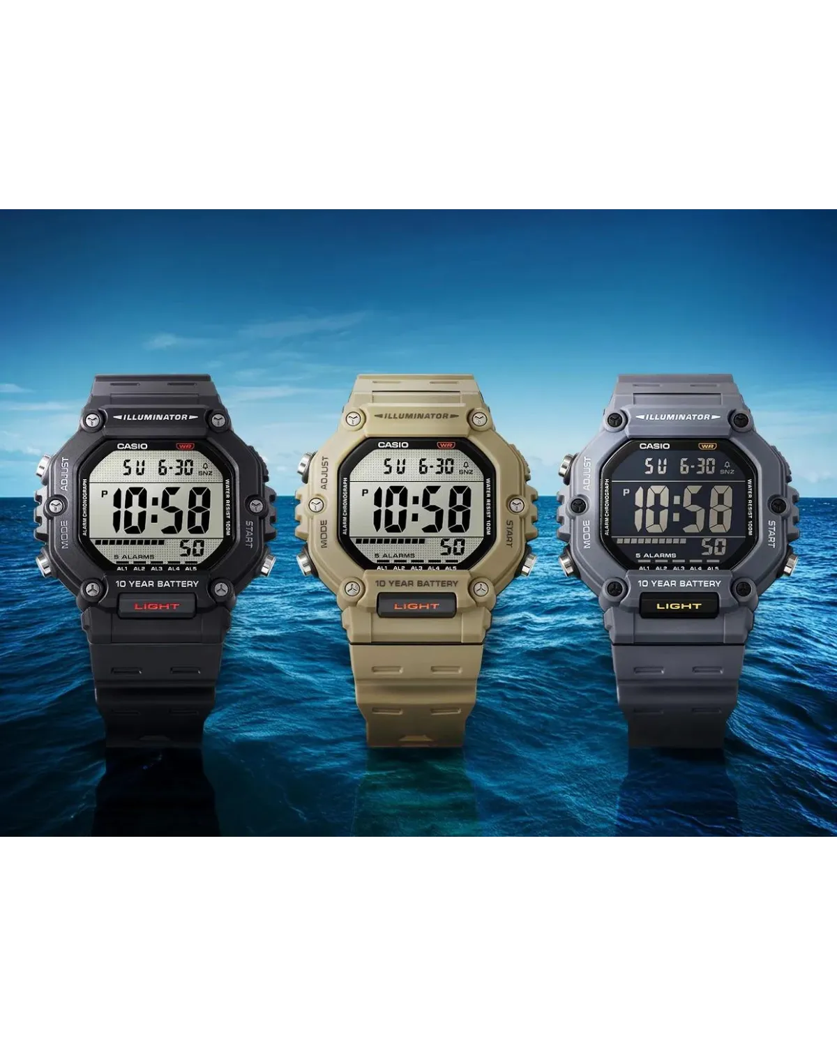 ZEGAREK MĘSKI CASIO  AE-1600H-5AVDF + BOX (zd300b)