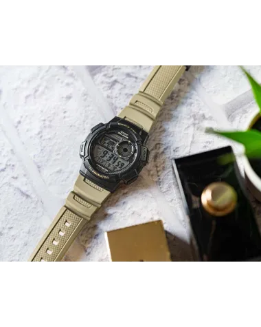 ZEGAREK MĘSKI CASIO AE-1000W-5AVEF (zd073i) - WORLD TIME + BOX