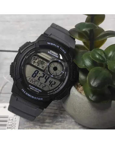 ZEGAREK MĘSKI CASIO AE-1000W-8AVEF (zd073j) - WORLD TIME + BOX