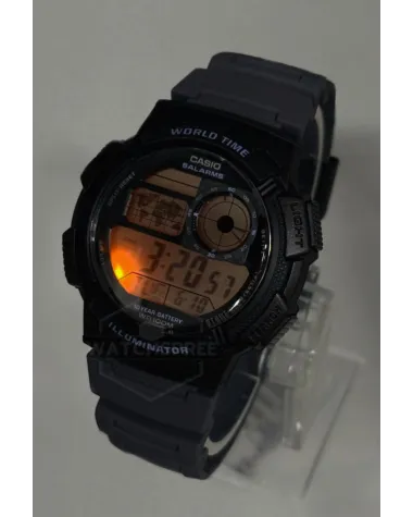 ZEGAREK MĘSKI CASIO AE-1000W-8AVEF (zd073j) - WORLD TIME + BOX
