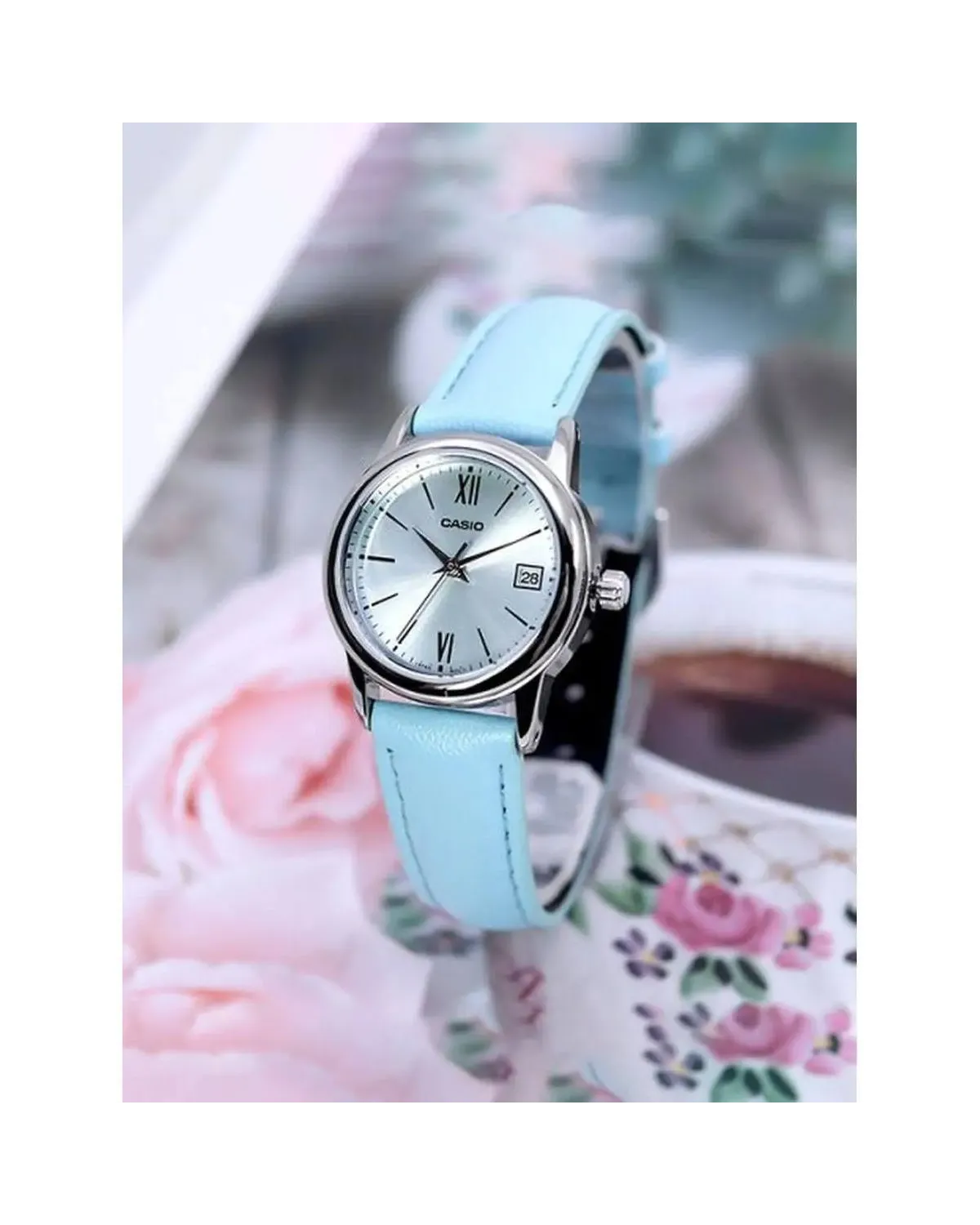 ZEGAREK DAMSKI CASIO LTP-V002L-2B3 (zd584l) + BOX ZEGAREK DAMSKI CASIO LTP-V002L-2B3 (zd584l) + BOX