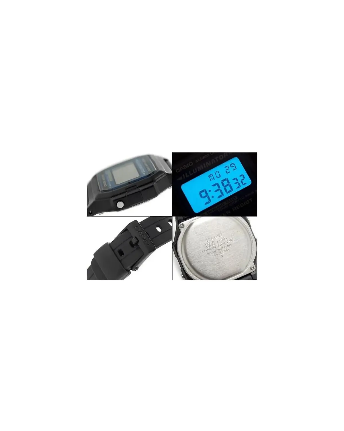 ZEGAREK MĘSKI CASIO F-105W-1AWYEF (zd186a) - KLASYKA + BOX