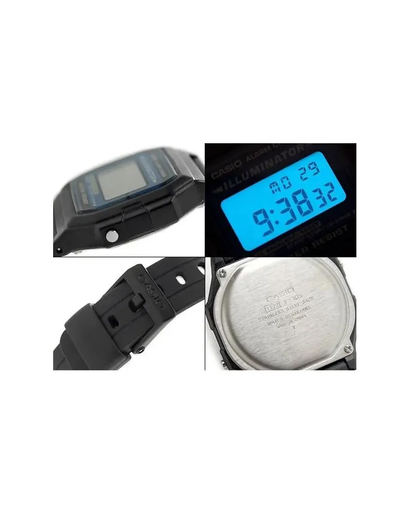 ZEGAREK MĘSKI CASIO F-105W-1AWYEF (zd186a) - KLASYKA + BOX