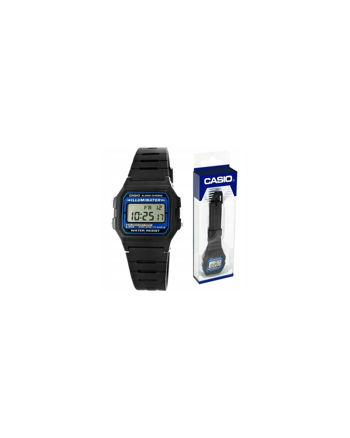 ZEGAREK MĘSKI CASIO F-105W-1AWYEF (zd186a) - KLASYKA + BOX