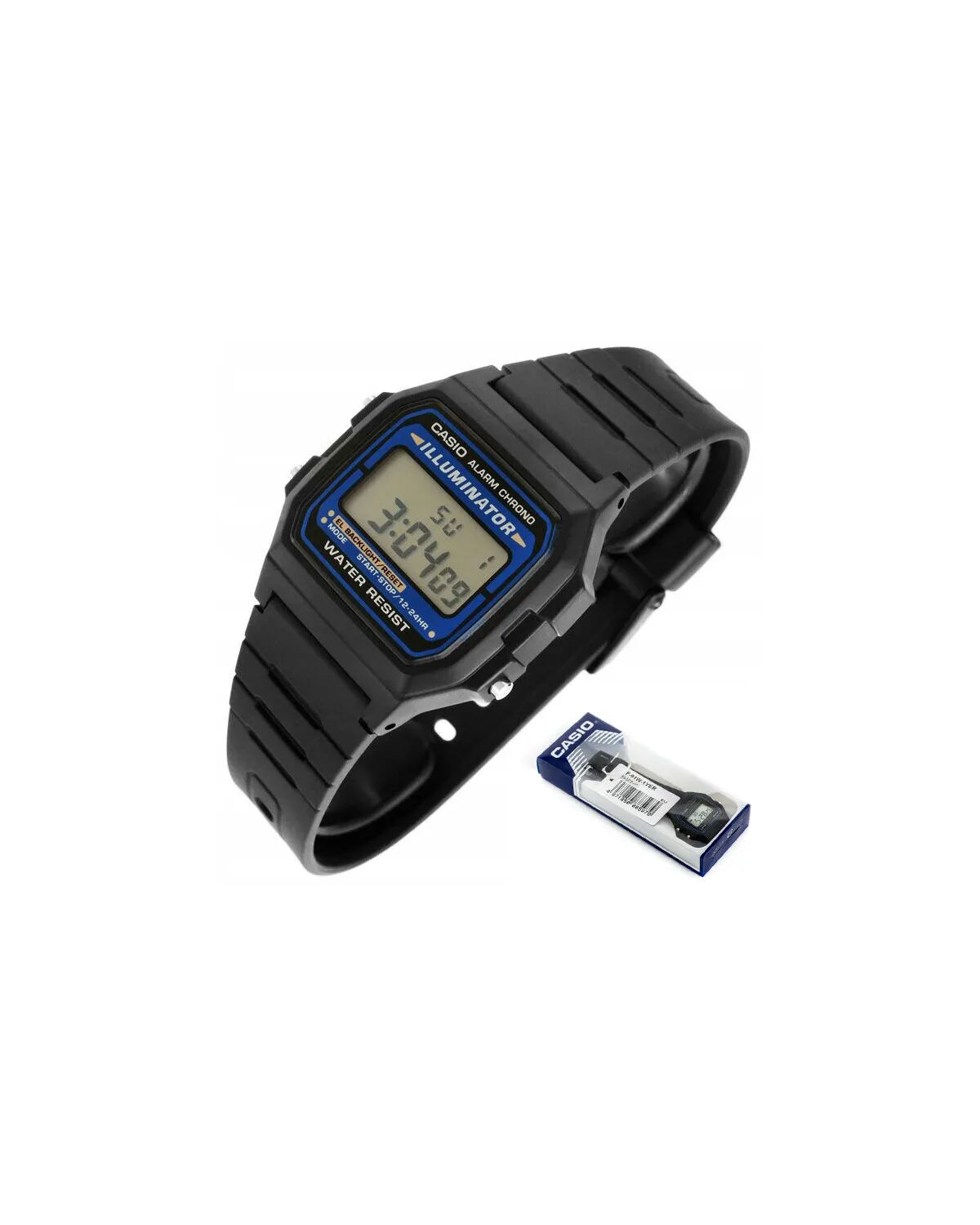 ZEGAREK MĘSKI CASIO F-105W-1AWYEF (zd186a) - KLASYKA + BOX