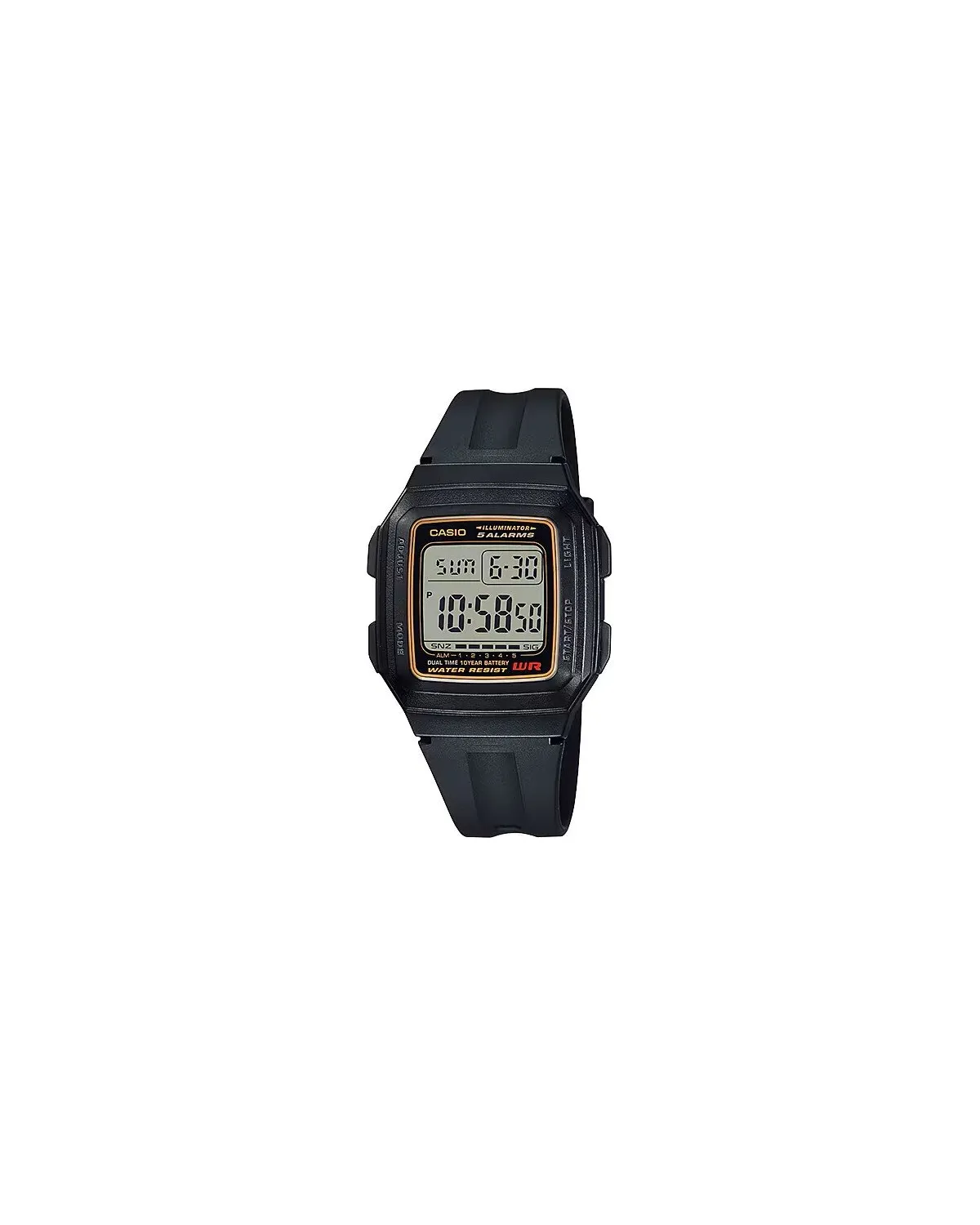 ZEGAREK MĘSKI CASIO F-201WA-9A (zd164a) - KLASYKA + BOX