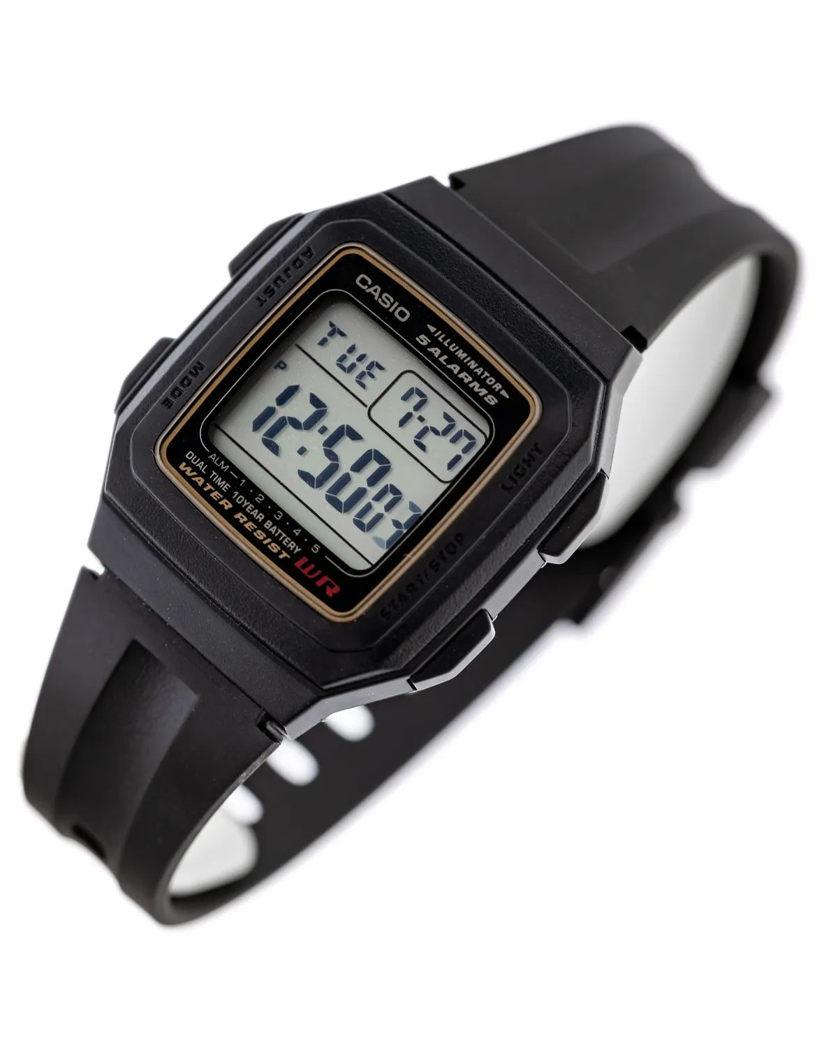 ZEGAREK MĘSKI CASIO F-201WA-9A (zd164a) - KLASYKA + BOX