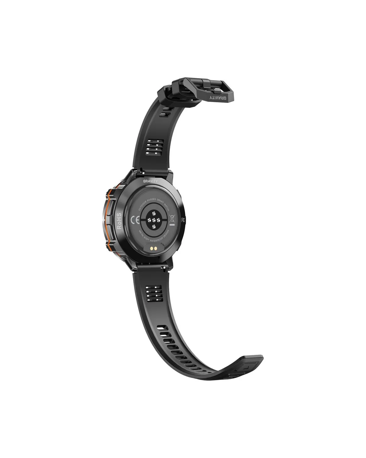 SMARTWATCH MĘSKI GRAVITY GT42-1 - AMOLED, DODATKOWA BRANSOLETA (sg056a)