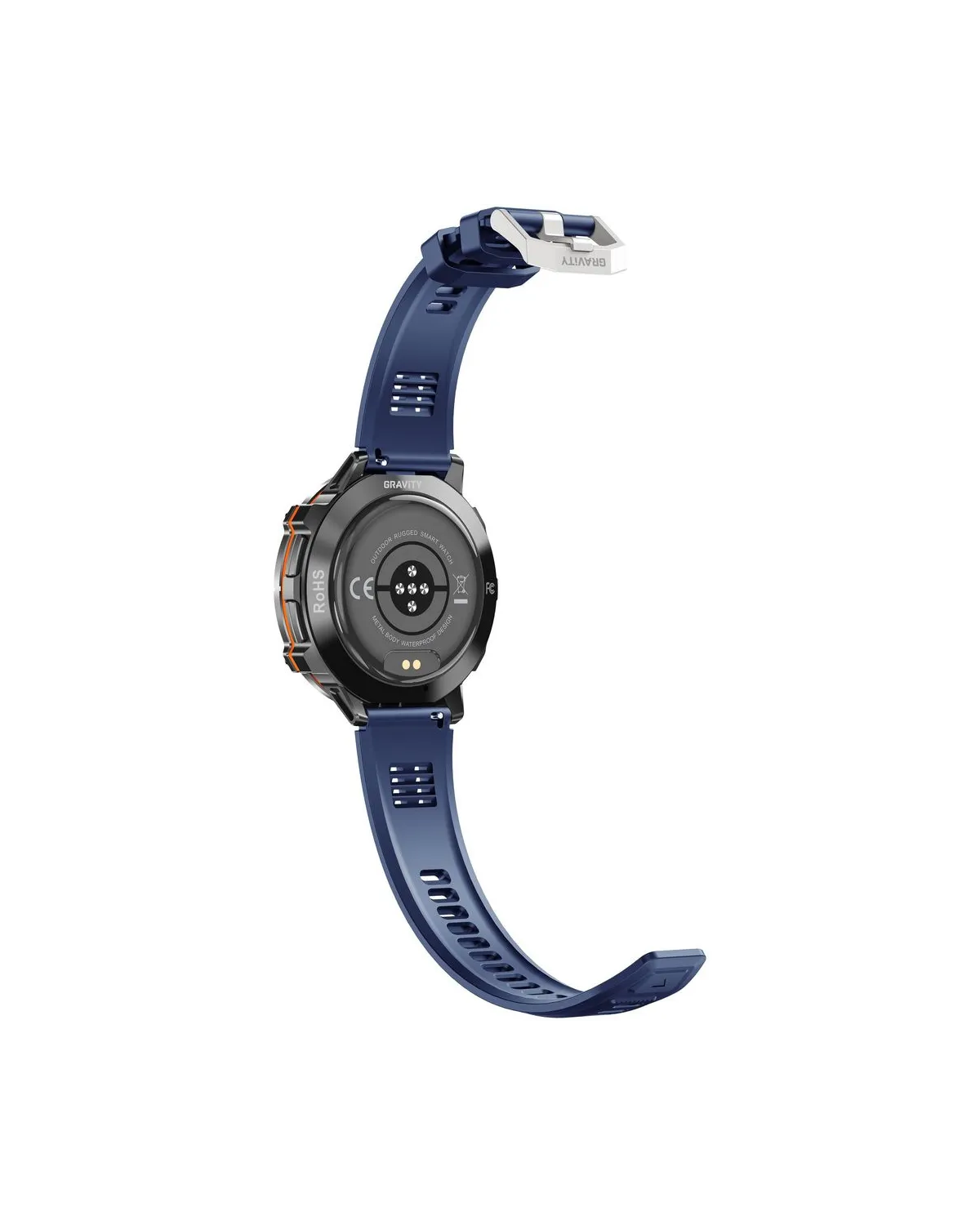 SMARTWATCH MĘSKI GRAVITY GT42-2 - AMOLED, DODATKOWA BRANSOLETA (sg056b)