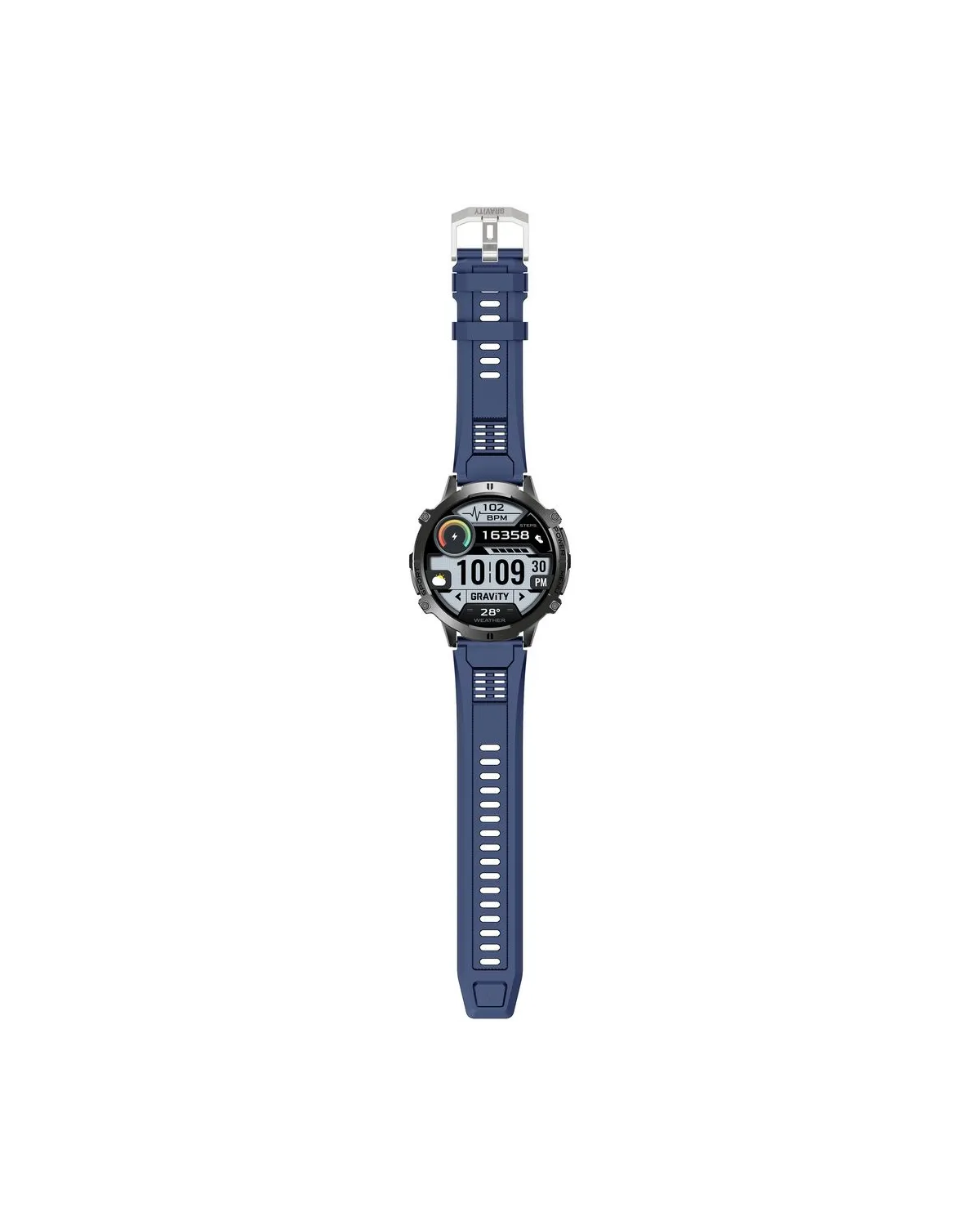 SMARTWATCH MĘSKI GRAVITY GT42-2 - AMOLED, DODATKOWA BRANSOLETA (sg056b)