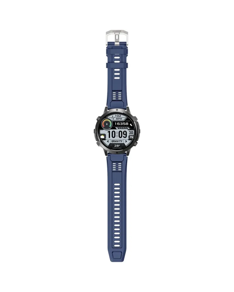 SMARTWATCH MĘSKI GRAVITY GT42-2 - AMOLED, DODATKOWA BRANSOLETA (sg056b)