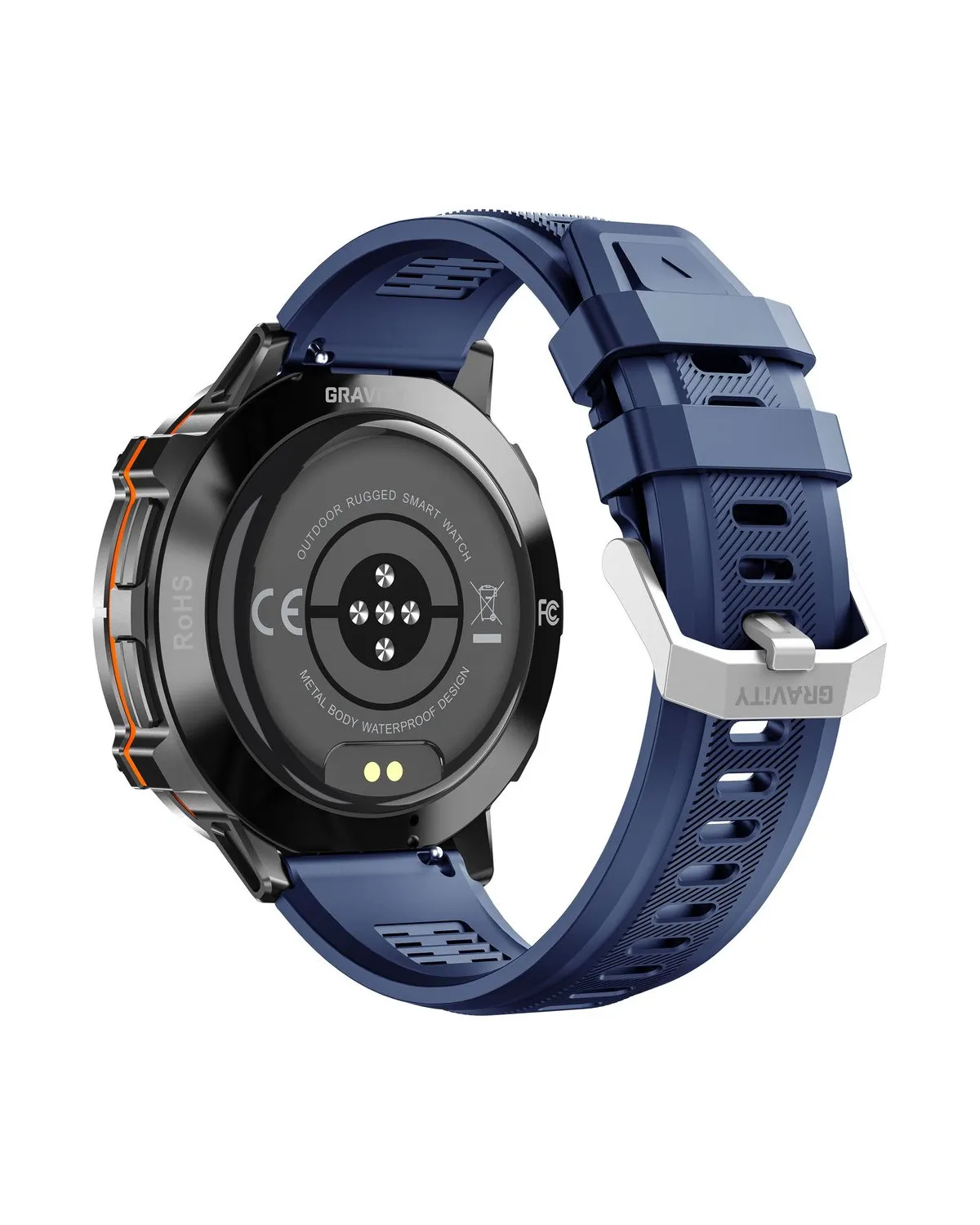 SMARTWATCH MĘSKI GRAVITY GT42-2 - AMOLED, DODATKOWA BRANSOLETA (sg056b)
