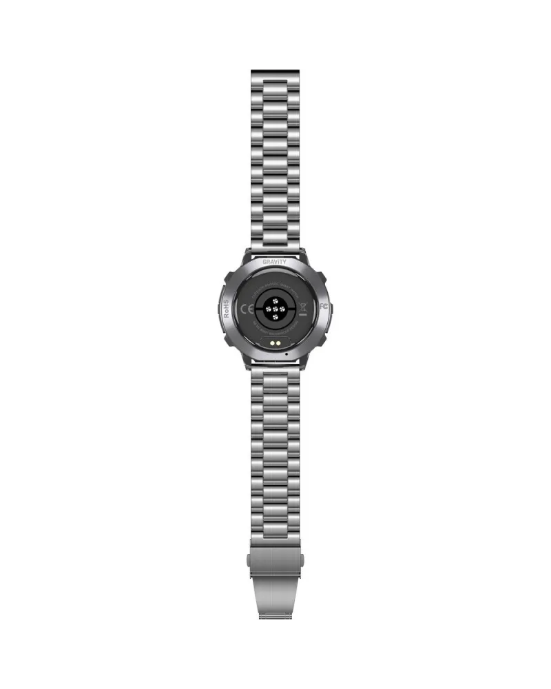 SMARTWATCH MĘSKI GRAVITY GT42-3 - AMOLED, DODATKOWA BRANSOLETA (sg056c)
