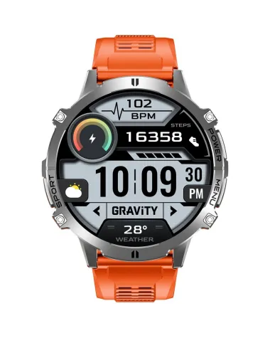 SMARTWATCH MĘSKI GRAVITY GT42-4 - AMOLED, DODATKOWA BRANSOLETA (sg056d)