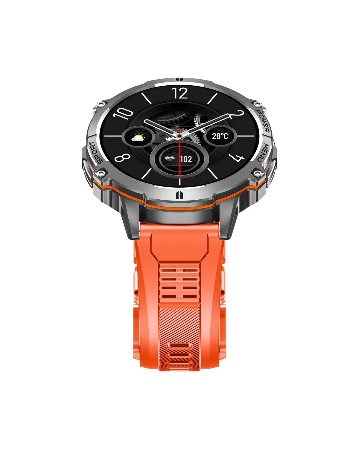 SMARTWATCH MĘSKI GRAVITY GT42-4 - AMOLED, DODATKOWA BRANSOLETA (sg056d)