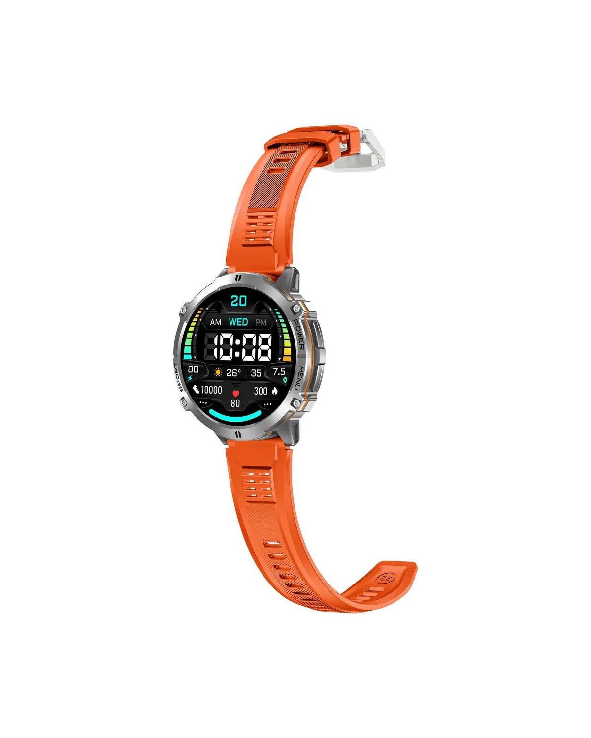 SMARTWATCH MĘSKI GRAVITY GT42-4 - AMOLED, DODATKOWA BRANSOLETA (sg056d)