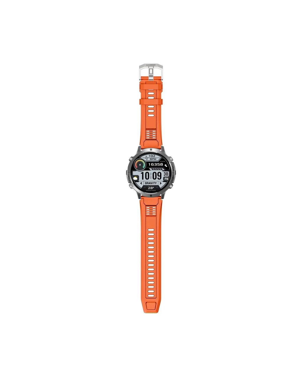 SMARTWATCH MĘSKI GRAVITY GT42-4 - AMOLED, DODATKOWA BRANSOLETA (sg056d)