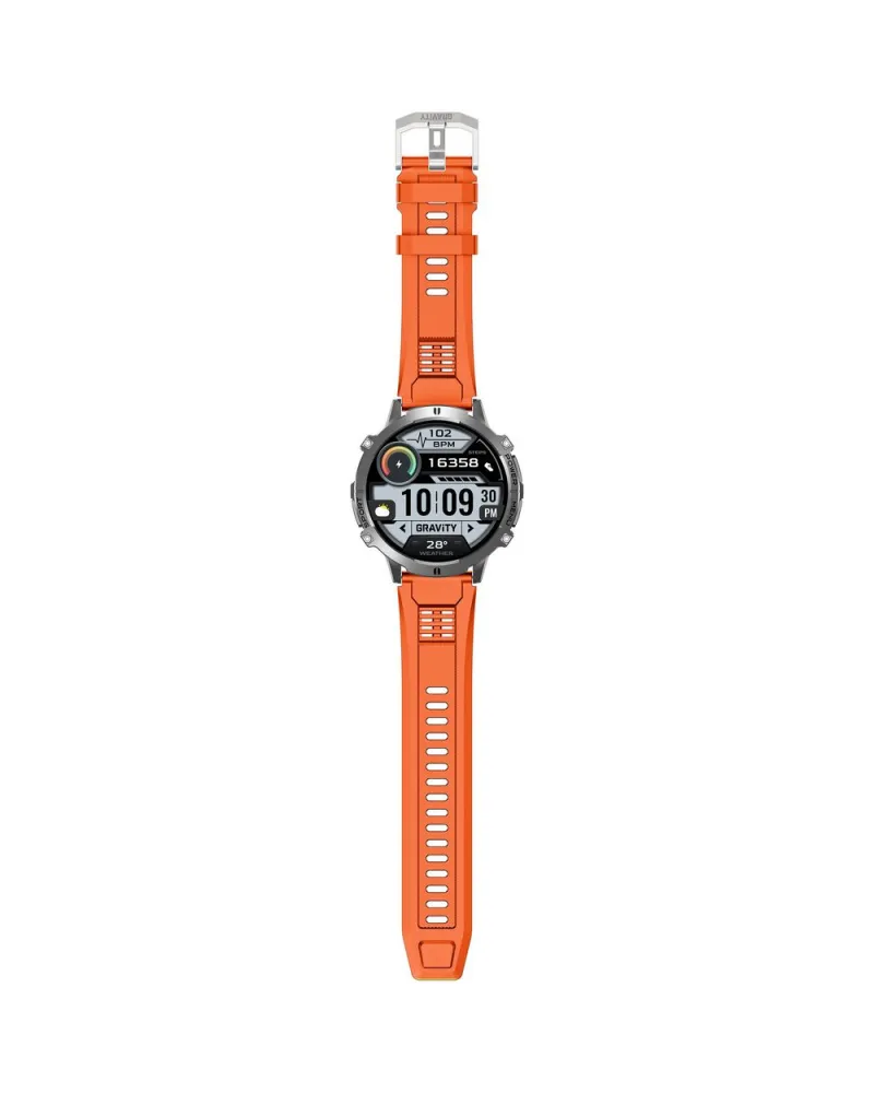 SMARTWATCH MĘSKI GRAVITY GT42-4 - AMOLED, DODATKOWA BRANSOLETA (sg056d)