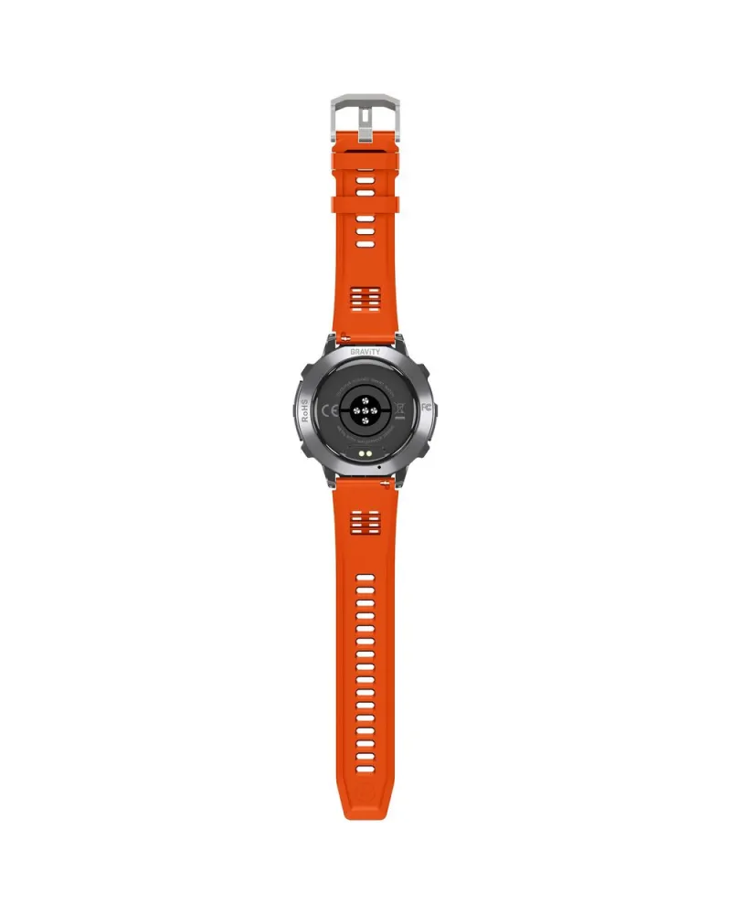 SMARTWATCH MĘSKI GRAVITY GT42-4 - AMOLED, DODATKOWA BRANSOLETA (sg056d)
