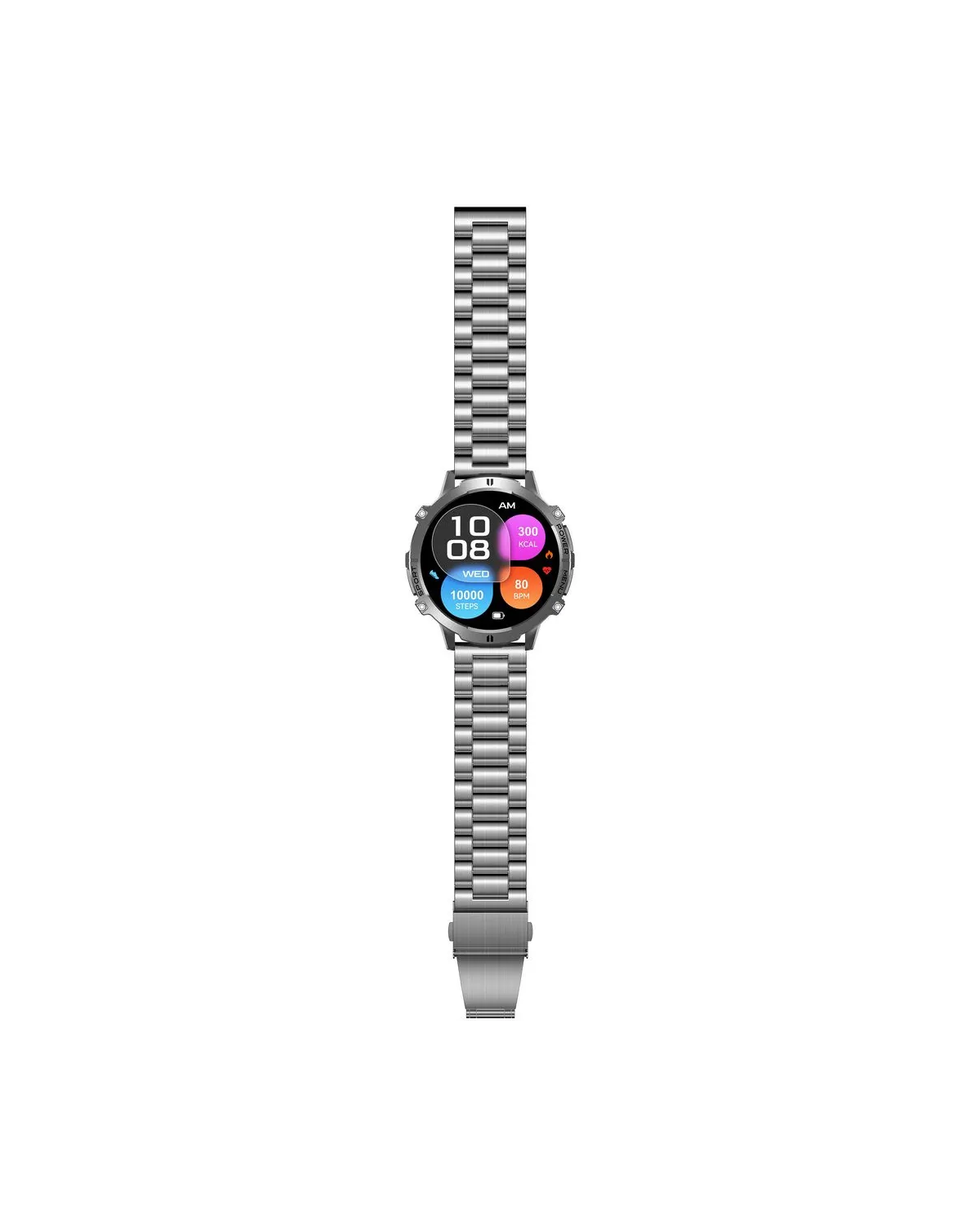 SMARTWATCH MĘSKI GRAVITY GT42-4 - AMOLED, DODATKOWA BRANSOLETA (sg056d)