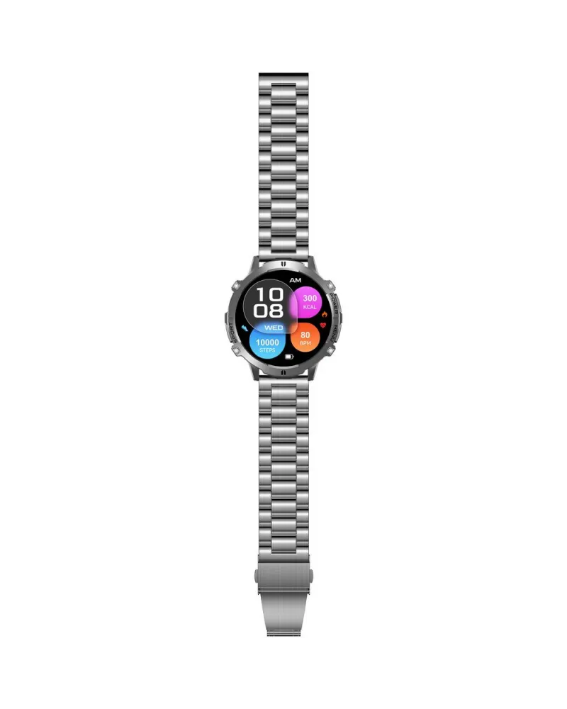 SMARTWATCH MĘSKI GRAVITY GT42-4 - AMOLED, DODATKOWA BRANSOLETA (sg056d)