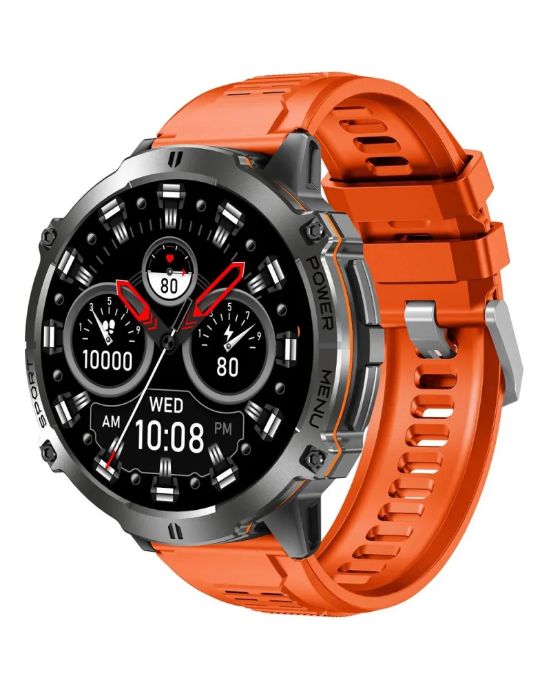 SMARTWATCH MĘSKI GRAVITY GT42-5 - AMOLED, DODATKOWA BRANSOLETA (sg056e)