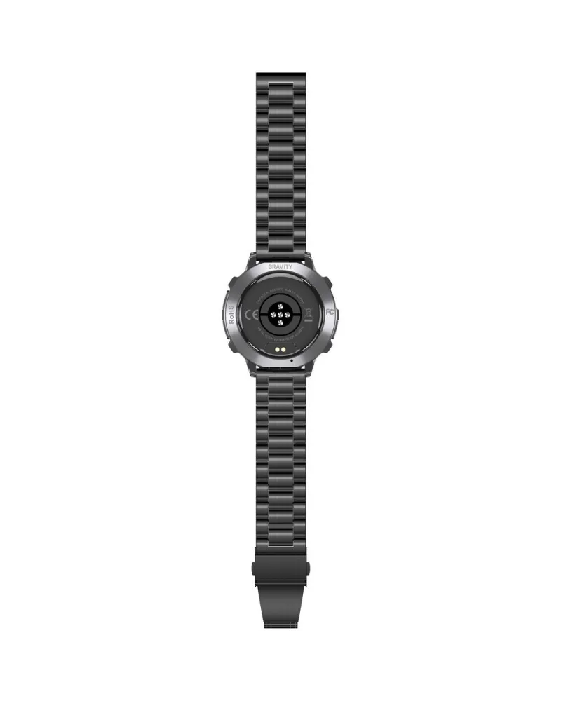SMARTWATCH MĘSKI GRAVITY GT42-5 - AMOLED, DODATKOWA BRANSOLETA (sg056e)