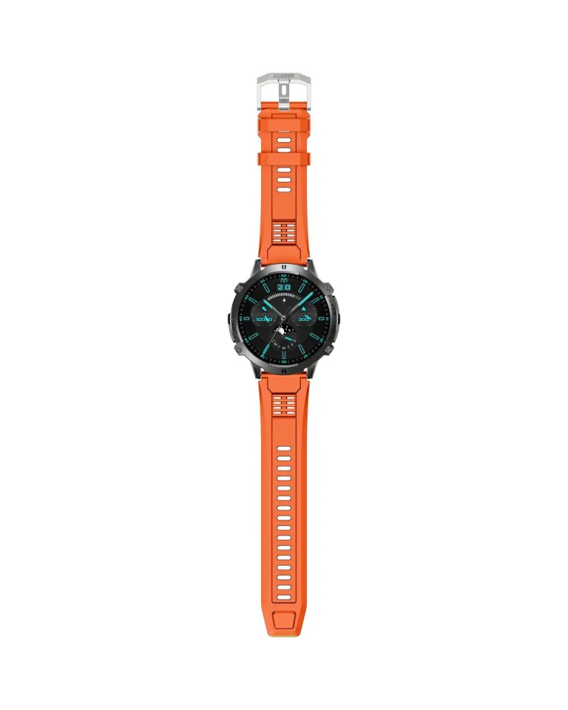 SMARTWATCH MĘSKI GRAVITY GT42-5 - AMOLED, DODATKOWA BRANSOLETA (sg056e)