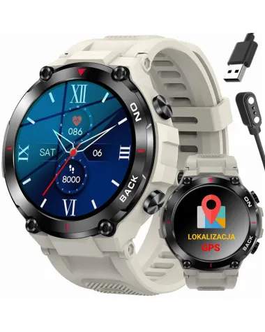 SMARTWATCH MĘSKI GRAVITY GT8-6 - z GPS (sg017f)